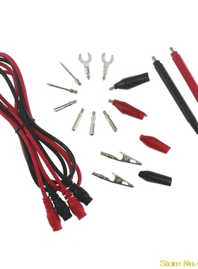 16pcs Multifunction Multimeter Probe Test Lead Cable Alligat