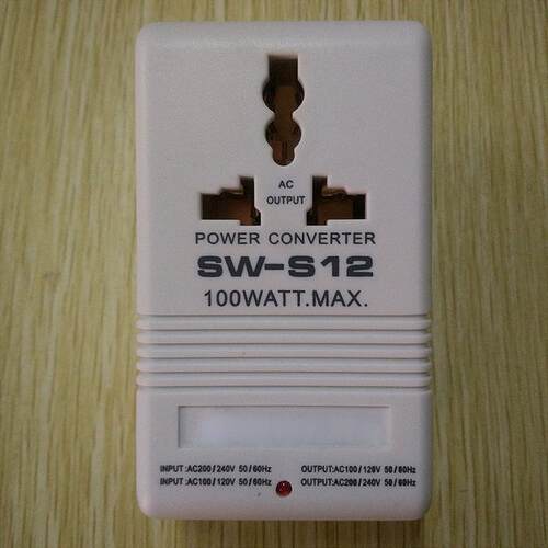 S12 AC 110V to 220V 100W Step Up and Down Voltage Converter