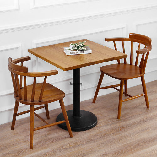 American Dining Chairs Solid Wood Dining Chair Simple Hotel