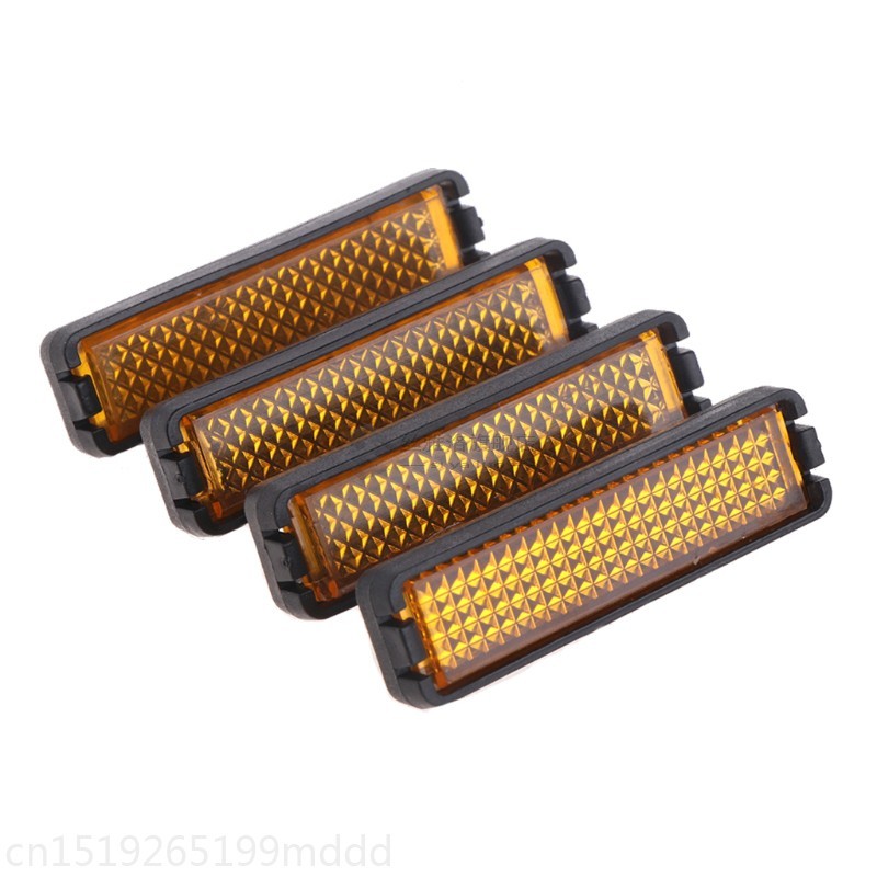 4 Pcs/Set Bicycle Pedal Reflector Safety Night Cycling Refle