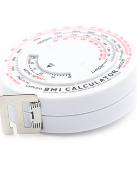 BMI Body Mass Index Retractable Tape Measure & Calculato