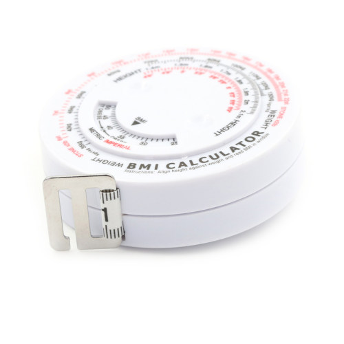 BMI Body Mass Index Retractable Tape Measure & Calculato