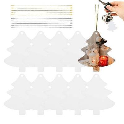 Sublimation Ornament Blanks 2D Christmas Ornaments For