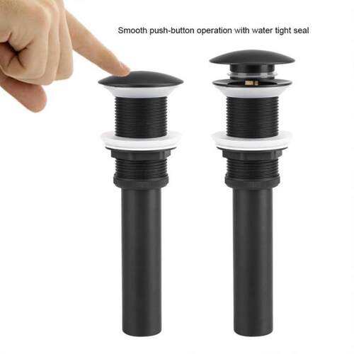 Kitchen Bathroom Basin Sink  Brass Up Drain Stopper with Ove