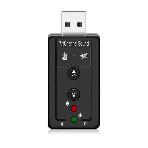 USB Hubs USB 2.0 External Sound Card 7.1CH Audio Mini