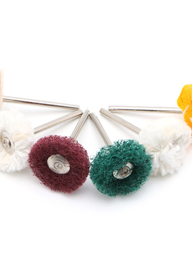 6Pcs 3mm Polisher Buffer Wheel Polishing Buffing Pad Brush F