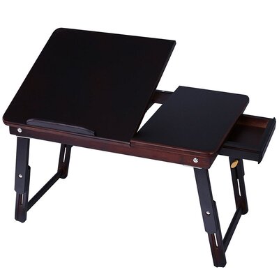 Laptop Table Simple Computer Desk With Fan For Bed Sofa Fold