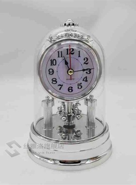 European Style Mute Clock Retro Alarm Clocks Stopwatch Table