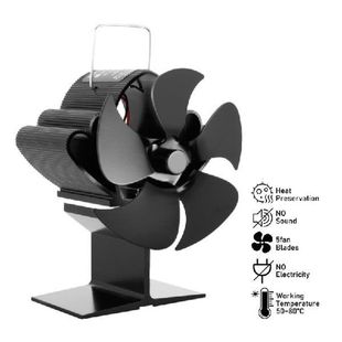 Air Hot blade Environmentally Black Fireplace Stove