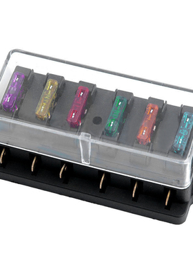 DC 12V/24V 6 Way Car Circuit Standard ATO Blade Fuse Holder