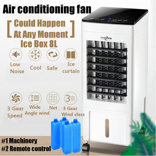 8L Portable Air Conditioner Fan Humidifier 220V Electric