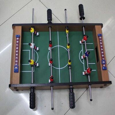 4 Pole Mini Foosball Tabletop Football Table Desktop Kids