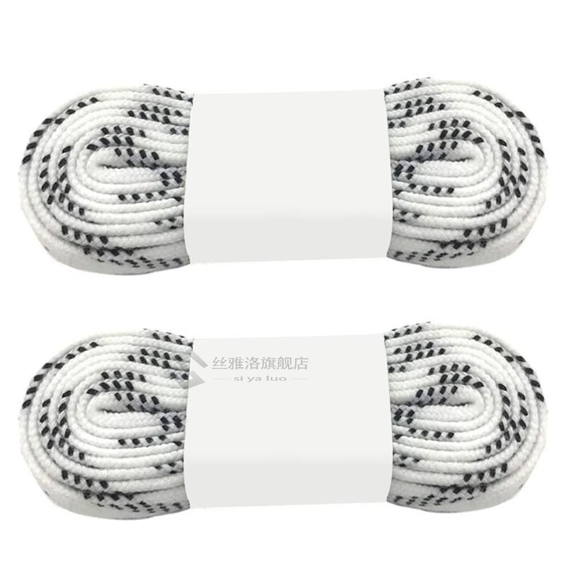 1 pair professional ice hockey skate laces waxed shoelaces a