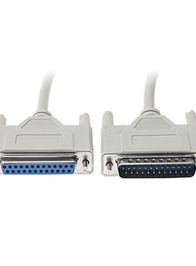 Male to Female 25 Pin Parallel DB25 Printer Cable 2.7M