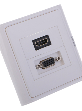 HDMI + VGA Component Composite Audio Video Wall Face Plate P