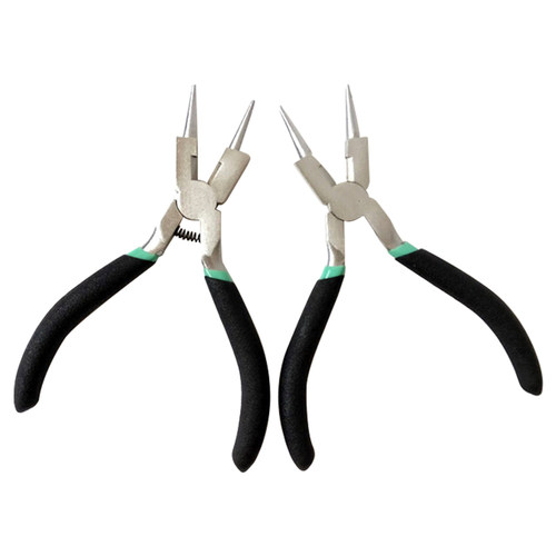 Jewelry Pliers 5 inch Precise Pliers Nickel Round Mouth For