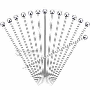 Goldbaking 20 Pieces Stainless Steel Cocktail Picks Fruit T