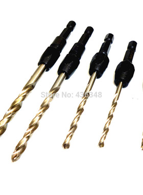 5pcs Countersink Drill Bit Set Screw Change Hex Shank Counte