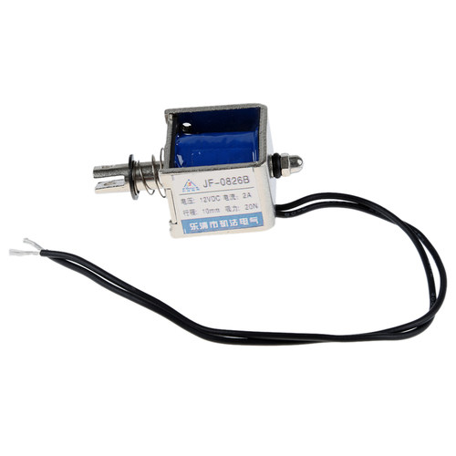 DC 12V 2A Push Pull Type Open Frame Solenoid Electromagnet 1