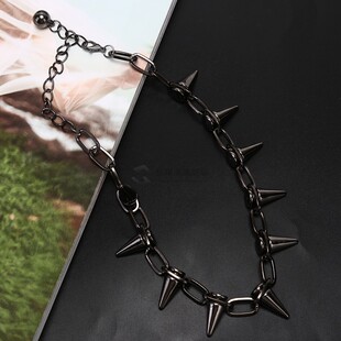 New Rivets Chokers Punk Goth Handmade CCB Material Choker Ne