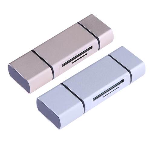 Card Reader 5 in 1 Type-C to Micro USB 2.0 TF/SD/MMC Card Re
