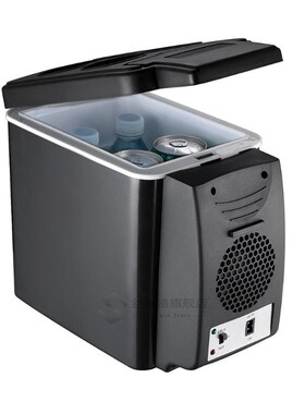 Portable 12V 6 Liter Car Mini Refrigerator Lightweight Dual-