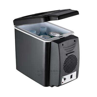 Portable 12V 6 Liter Car Mini Refrigerator Lightweight Dual-