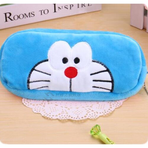 Plush Animal Pencil case Cartoon panda bear fruit pen bag bo