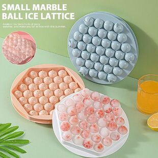 PP Ice Balls Tray Multi Compartment with Lids Reusable for