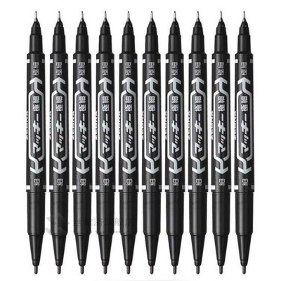 *10Pcs/Set Fineliner Pen drawing Painting Black Pigt Liner W