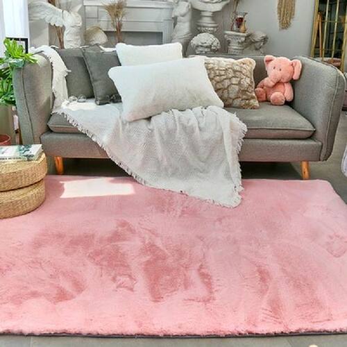 Pink Carpet for Girls Shaggy Children's Floor Soft Mat