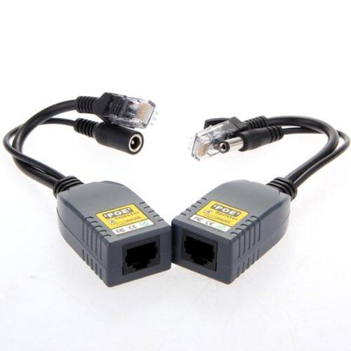 2 x PoE power through Ethernet cable Passive PoE Injector Sp