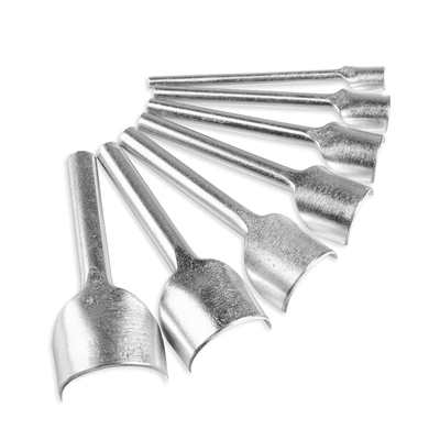 Hot 7Pcs Arc-Shaped Leathercraft Punch, 1/2 Round Leather