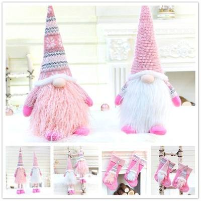 Fashion Christmas Faceless Doll Decoration Supplies