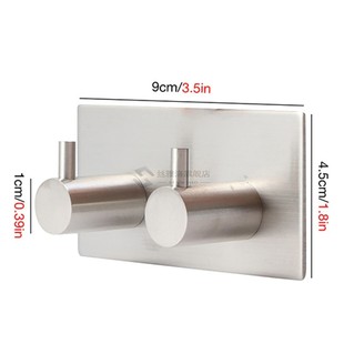 *3M er Adhesive Stainless Steel Hooks Wall Door Clothes Coat