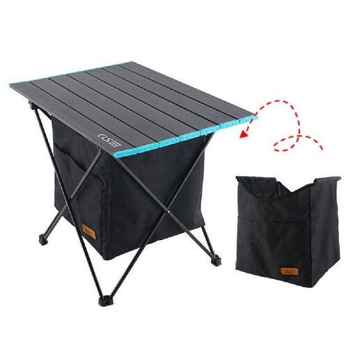 Outdoor Folding Durable Table Storage Basket Picnic Table