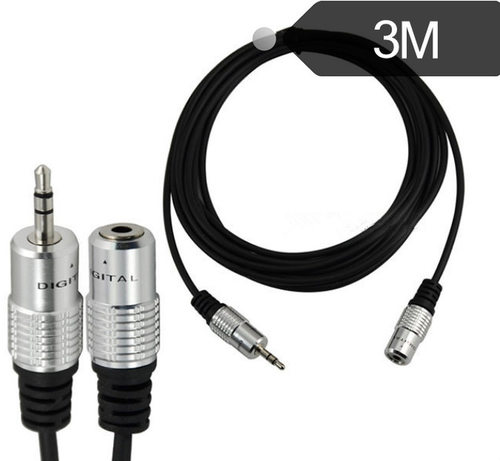 3M Premium 3.5mm 1/8 male To female plug extension Audio  Ca