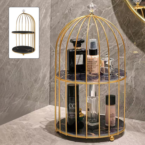 Storage Rack for Bedroom or Bathroom Nordic Style Bird Cage