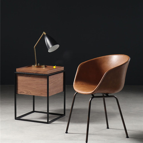 Nordic Dining Chairs Kitchen Furniture Luxury Leather