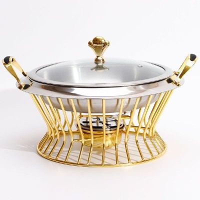 Stainless Steel Hotpot Set Mini Hotpot Pot Holder Tempered
