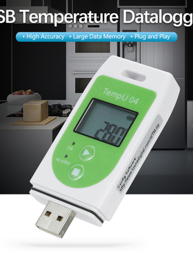 Data Logger Multi-use USB Temperature Datalogger Reusable TE