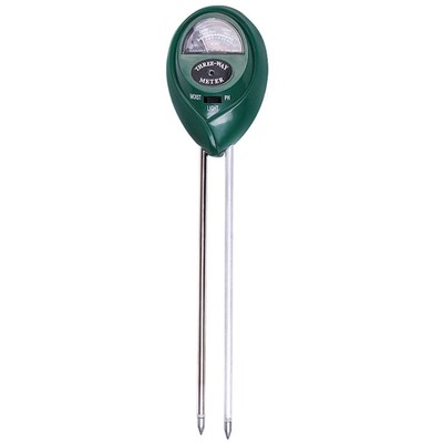 Soil PH Meter 3-In-1 Soil Tester Humidity Lamp PH Meter Tool