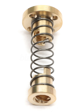T8 x Lead Screw Trapezoidal Rod Brass Anti-Backlash Nut Adju