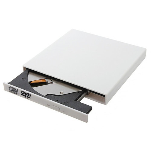 USB 2.0 DVD Combo CD-RW Drive CD+/-RW DVD ROM for PC (White)