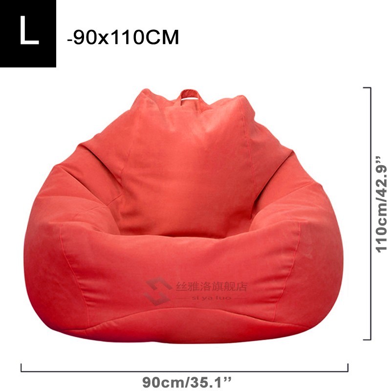 puff sofa Lazy Bean Bag Sofa Inner Bag Cover Without Filler