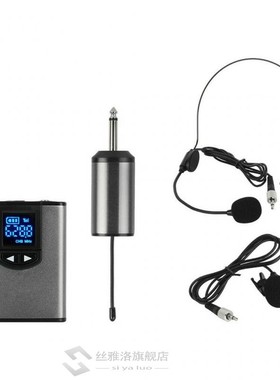 Wireless System With Headset Mic/Lavalier Lapel Mic Bodypack