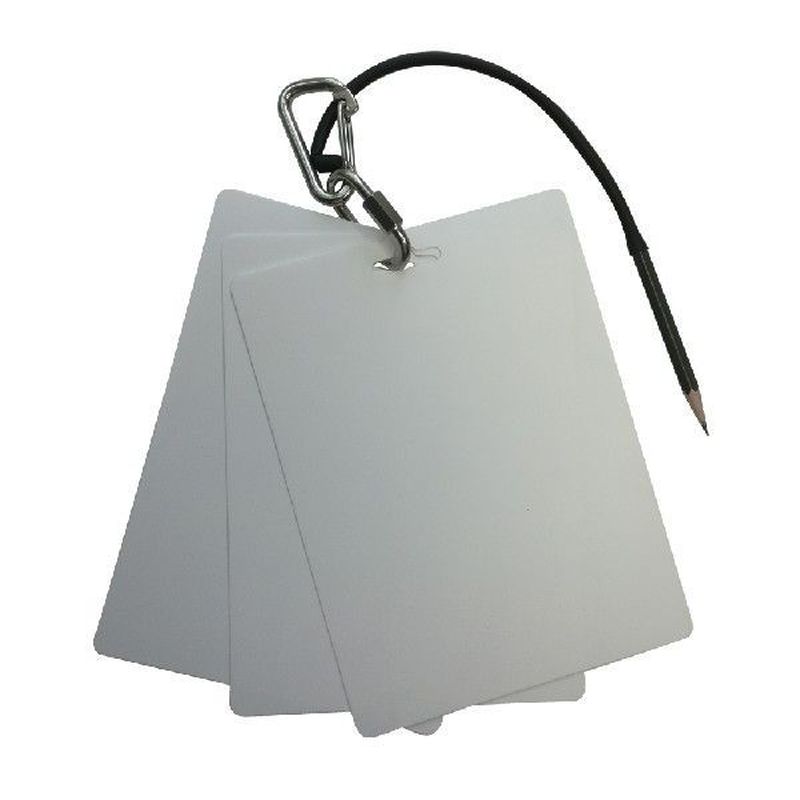 Scuba Diving 3 Panels Writing Slate Pad Board with Pencil