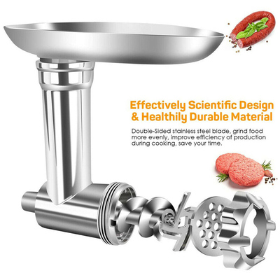 Food Grinder Attachment Slicer and Shredder Meat Stuffer