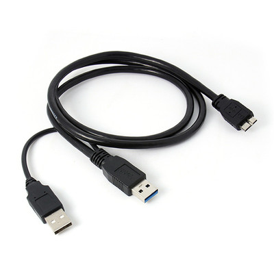 A to Micro B USB 3.0 Y Cable Move Hard Disk Cable Drop Shipp
