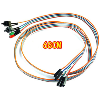 ATX PC Compute Motherboard Power Cable 2 Switch On/Off/Reset